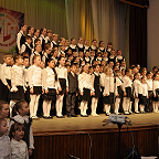 Исполнение Гимна Ипполитовцев на отчетном концерте школы