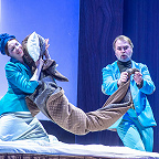 Н. Маслова - Марцелина, В. Соловьев - Бартоло. Фото Ирины Гладунко