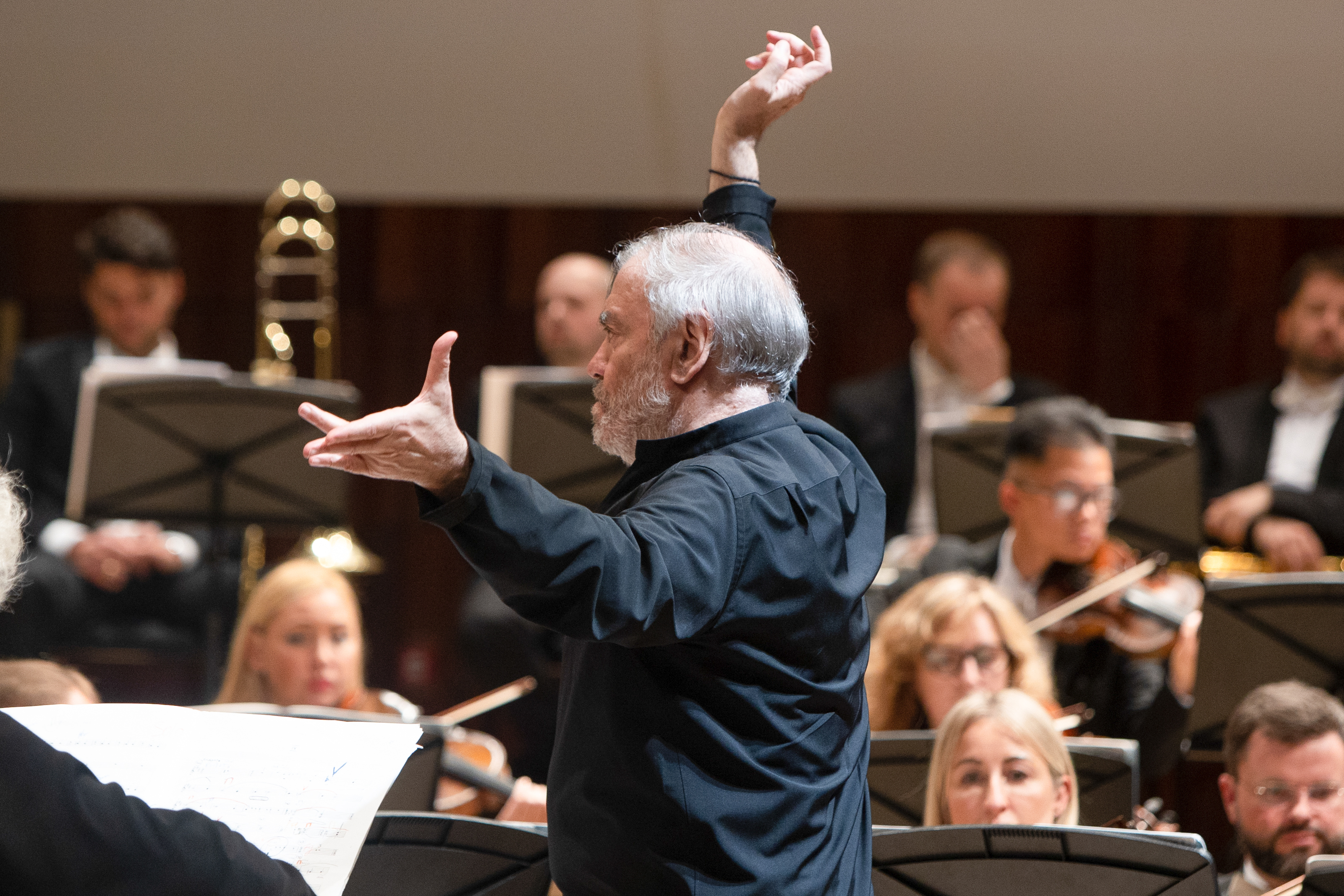 Дирижирует Валерий Гергиев. Фото Александра Шапунова