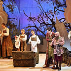 Сцена из третьей картины. Вадим Бабичук - Лыков, Александр Мусиенко - Собакин