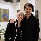 Елена Харакидзян и Александр Кашпурин в галерее Нико. Фото Ирины Шымчак