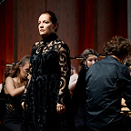 Надежда Павлова, Иван Великанов и музыканты La Voce strumentale. Фото Сергея Досталева