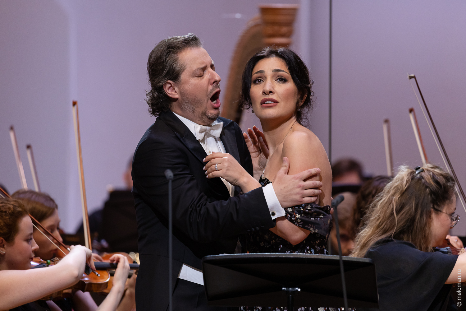 Дмитрий Корчак и Кристина Мхитарян. Фото предоставлено Московской филармонией