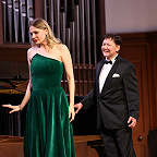 Екатерина Лукаш и Нурлан Бекмухамбетов. Фото Дениса Рылова. ©Московская консерватория