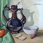 Голубева Ксения 14 лет, гуашь, 2024 г.