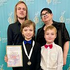 Лауреаты областного конкурса На крыльях вдохновения - 2024 Поляцковой Евграф, Беляков Николай