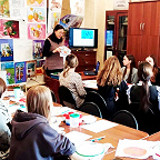 Занятие по батику