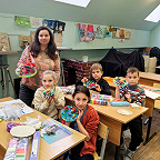 Занятия учащихся 1 класса по скульптуре