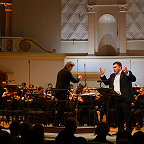 Павел Анциферов, Владимир Ткаченко и оркестр Пермской оперы. Фото Никиты Чунтомова