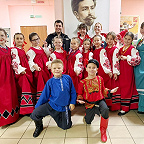 На конкурсе - Фольклорный ансамбль «Вереница» (рук. В.С. Козырева, конц. А.А. Алексеев), 2025г.