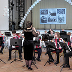 Оркестр баянов-аккордеонов. Парад оркестров в университете промышленных технологий и дизайна, рук. Елена Конова. 