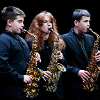 Ф.Захаров, А.Давыдов, П.Цимбалистова, преп. П.Цимбалистова, конц. А.Урманчеев - лауреат международных конкурсов