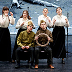 Лауреаты городских и региональных конкурсов, учащиеся 7-8 классов театрального отделения, преп. А.Семёнов, С.Серваль, М.Коложвар, Л.Васецкая