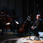 «Медея». Дарья Жовнер, Игорь Гордин, Федор Безносиков и музыканты оркестра Pratum Integrum. Фото Никиты Чунтомова © Дом культуры «ГЭС-2»