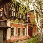 Школа на улице Сенькова 1951 год